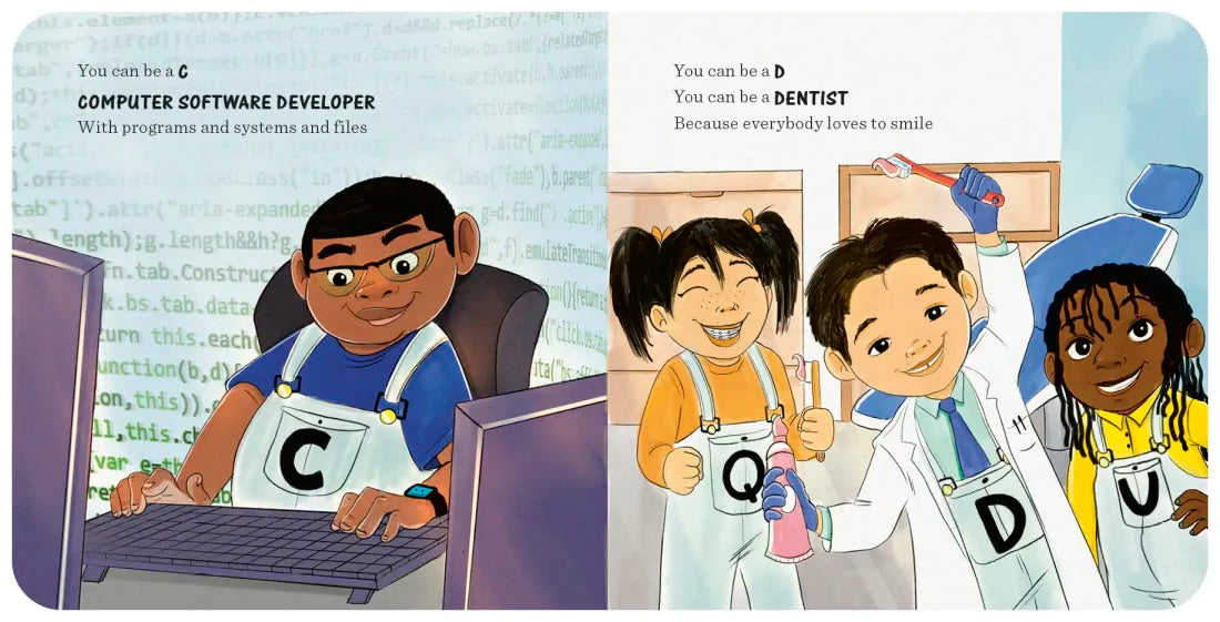You Can Be ABCs US - Board book