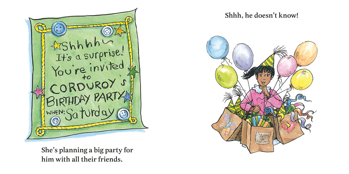 Corduroy's Birthday Surprise interior 2 (ISBN 9780593694183)