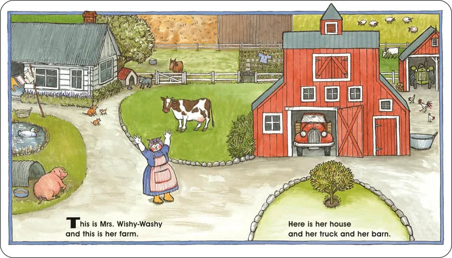 Mrs. Wishy-Washy's Farm US - Board book