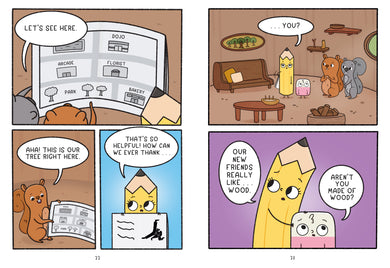 Pencil & Eraser: Lost and Frown! interior 3 (ISBN 9780593699829)