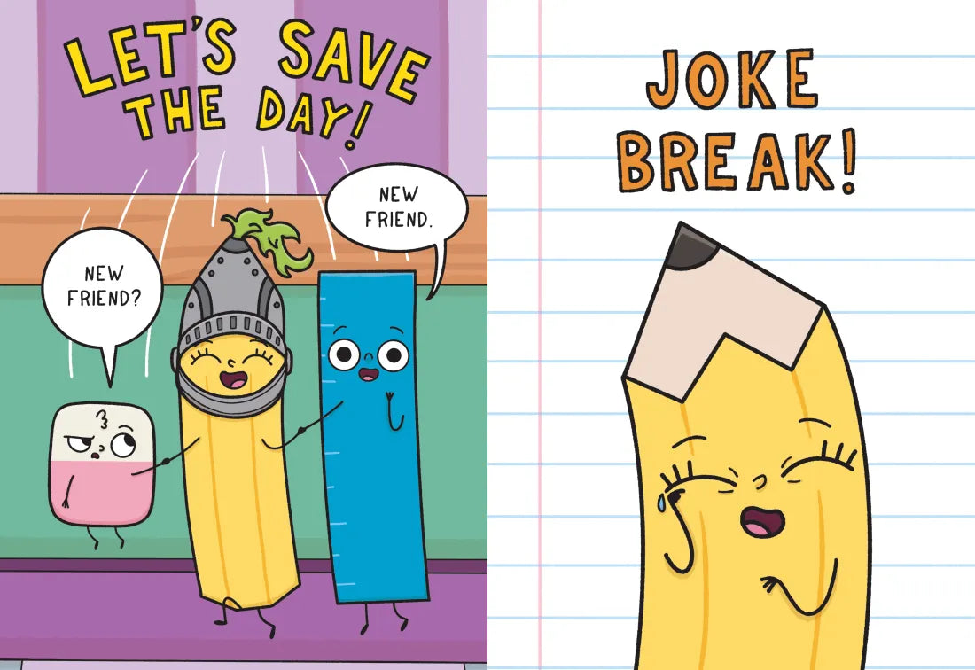 Pencil & Eraser: New Friends Rule! US - Hardback