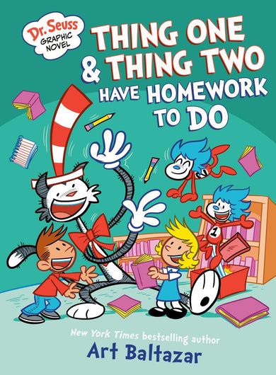 Dr. Seuss Graphic Novel: Thing One and Thing Two Have Homework to Do-Graphic novel / Comic book / Manga: genres-買書書 BuyBookBook
