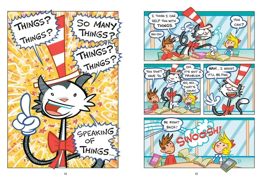 Dr. Seuss Graphic Novel: Thing One and Thing Two Have Homework to Do US - Hardback (9780593703120)