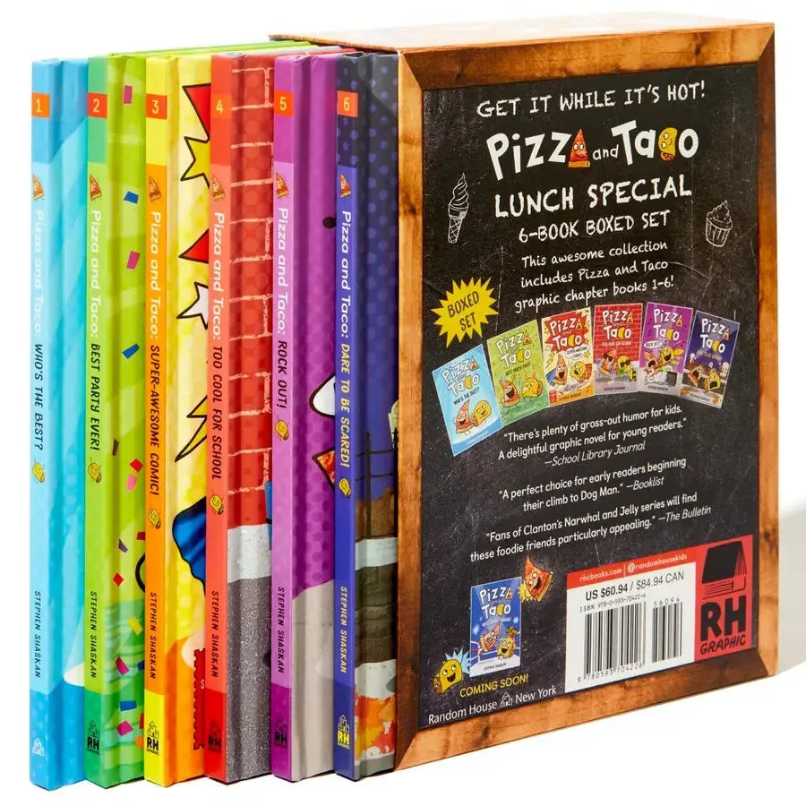 Pizza and Taco Lunch Special: 6-Book Boxed Set US - Multiple-component retail product, boxed