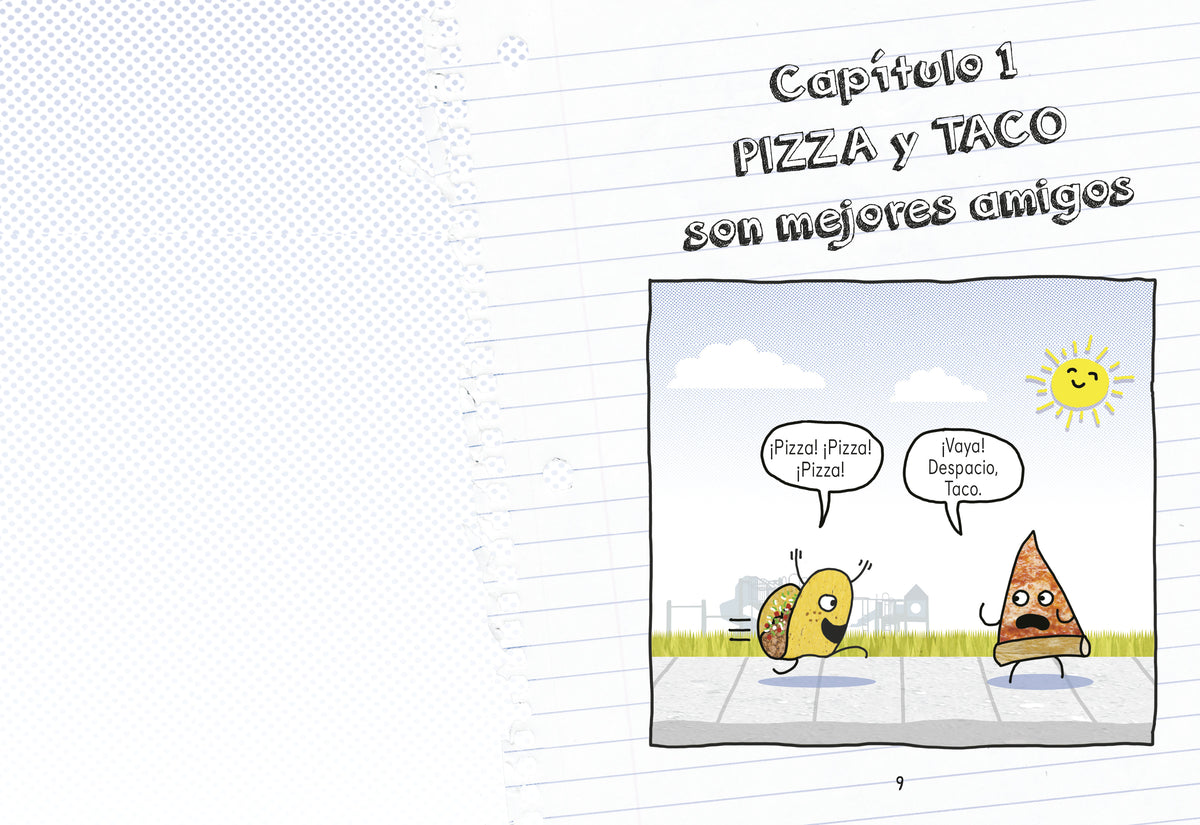 Pizza y Taco: ¿Quién es el mejor? interior 1 (ISBN 9780593704325)