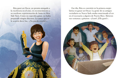 Mi Little Golden Book sobre Rita Moreno (Rita Moreno: A Little Golden Book Biography Spanish Edition) interior 3 (ISBN 9780593704332)