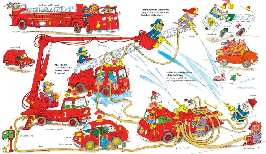 Richard Scarry's Cars and Trucks and Things That Go US - Hardback (9780593706305)