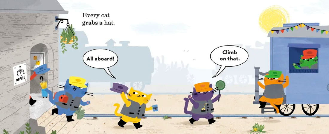 Cats in Conductor Hats US - Hardback (9780593706879)