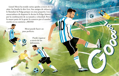 Mi Little Golden Book sobre Lionel Messi (My Little Golden Book About Lionel Messi Spanish Edition) interior 2 (ISBN 9780593707647)
