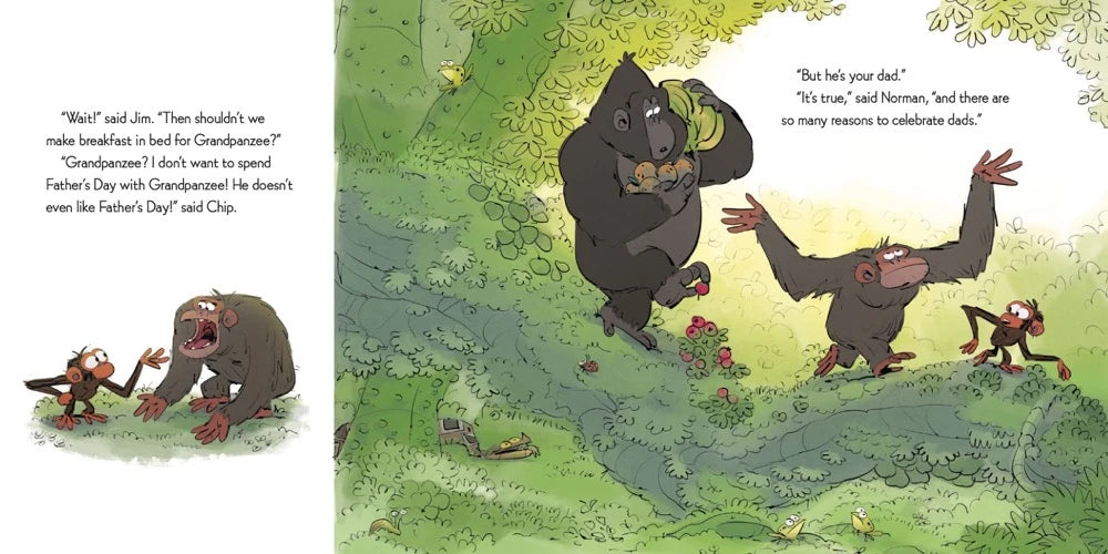 Grumpy Monkey Father's Day Fuss US - Hardback
