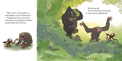 Grumpy Monkey Father's Day Fuss US - Hardback