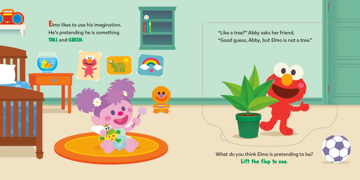 Elmo Pretends... He's a Dinosaur! (Sesame Street) US - Board book