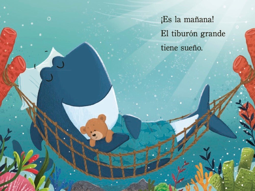 Tiburón grande, tiburón pequeño van a la escuela (Big Shark, Little Shark Go to School) interior 2 (ISBN 9780593711712)