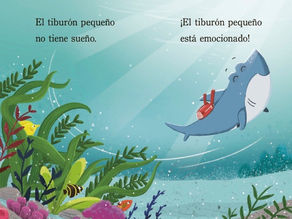 Tiburón grande, tiburón pequeño van a la escuela (Big Shark, Little Shark Go to School) interior 3 (ISBN 9780593711712)
