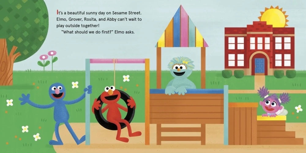 Elmo's Sports Day (Sesame Street) US - Board book