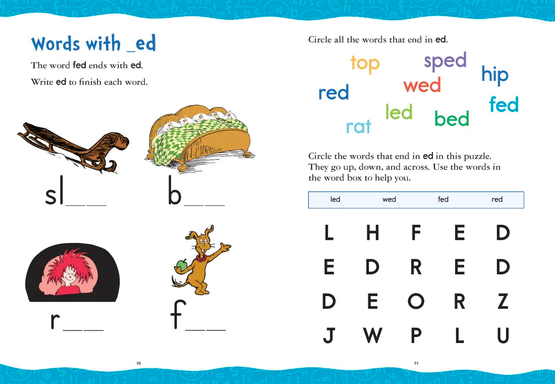 Dr. Seuss Phonics Level 1 Workbook US - Paperback / softback
