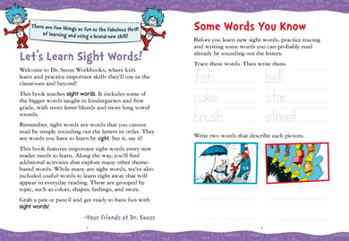 Dr. Seuss Sight Words Level 2 Workbook US - Paperback / softback