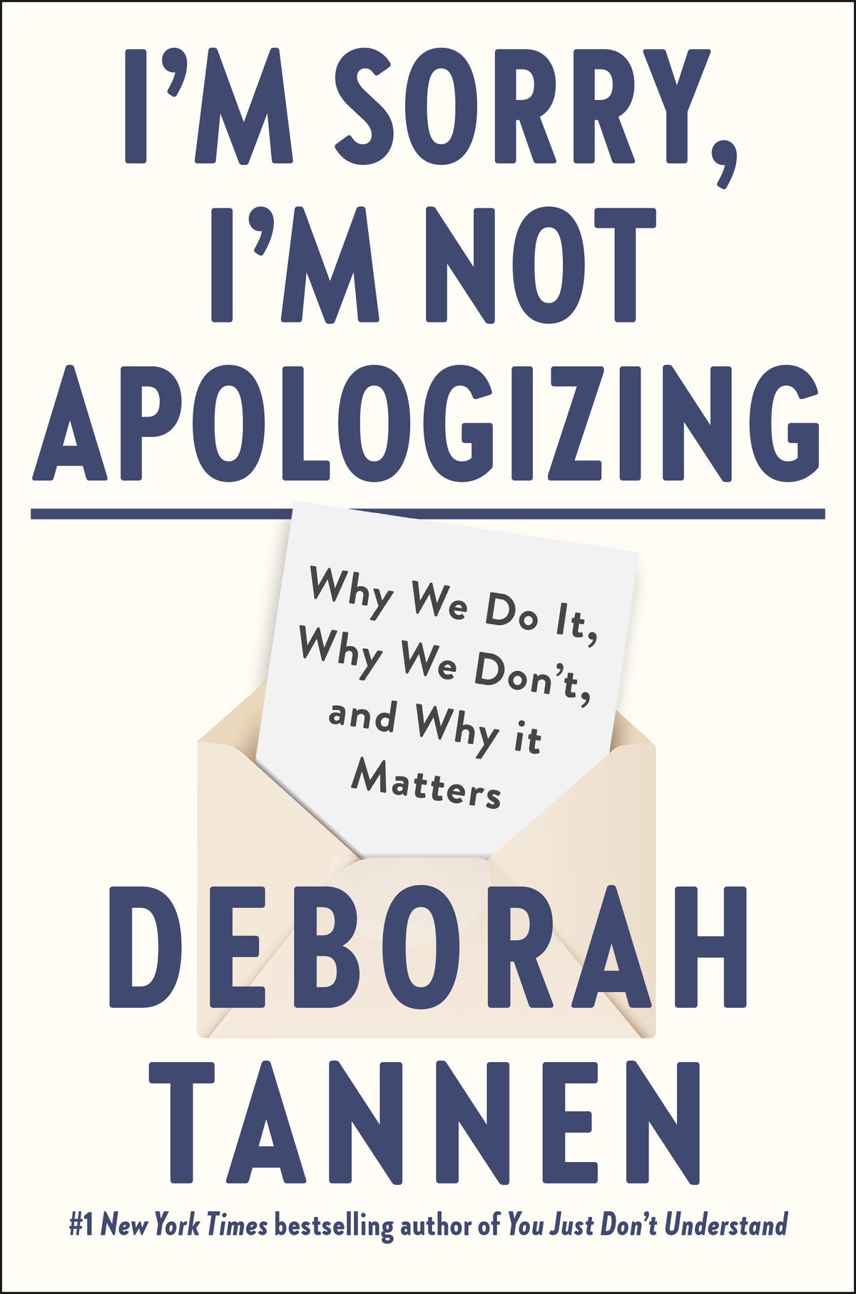 I'm Sorry, I'm Not Apologizing cover (ISBN 9780593719756)