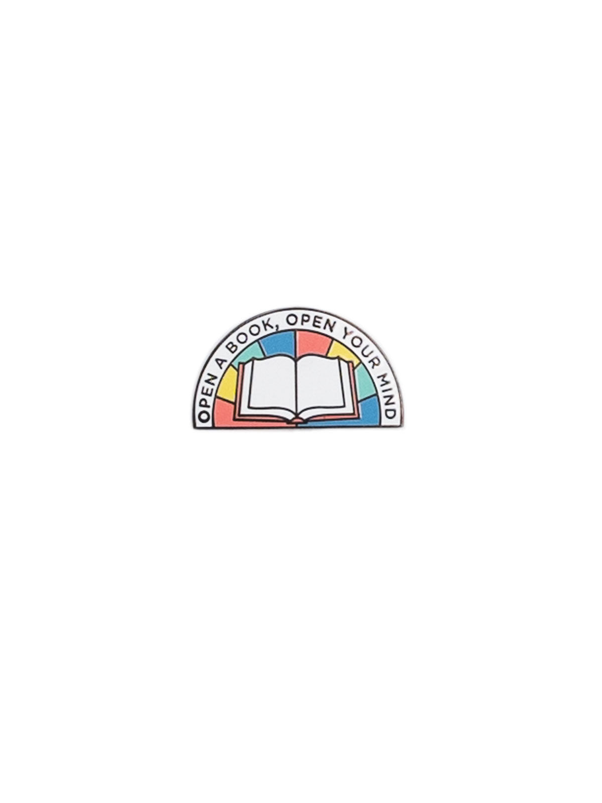 Open a Book, Open Your Mind Enamel Pin-Lifestyle and Leisure-買書書 BuyBookBook