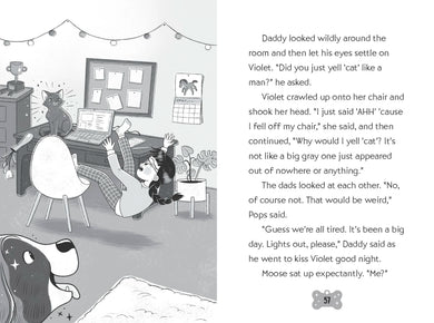 Moose and Violet Knock Things Down