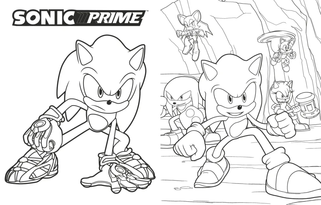 The Ultimate Sonic Prime Coloring Book US - Paperback / softback