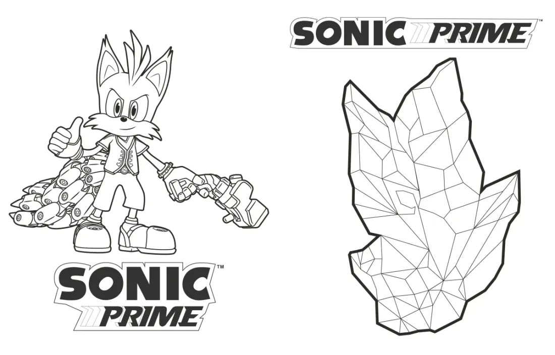 The Ultimate Sonic Prime Coloring Book US - Paperback / softback