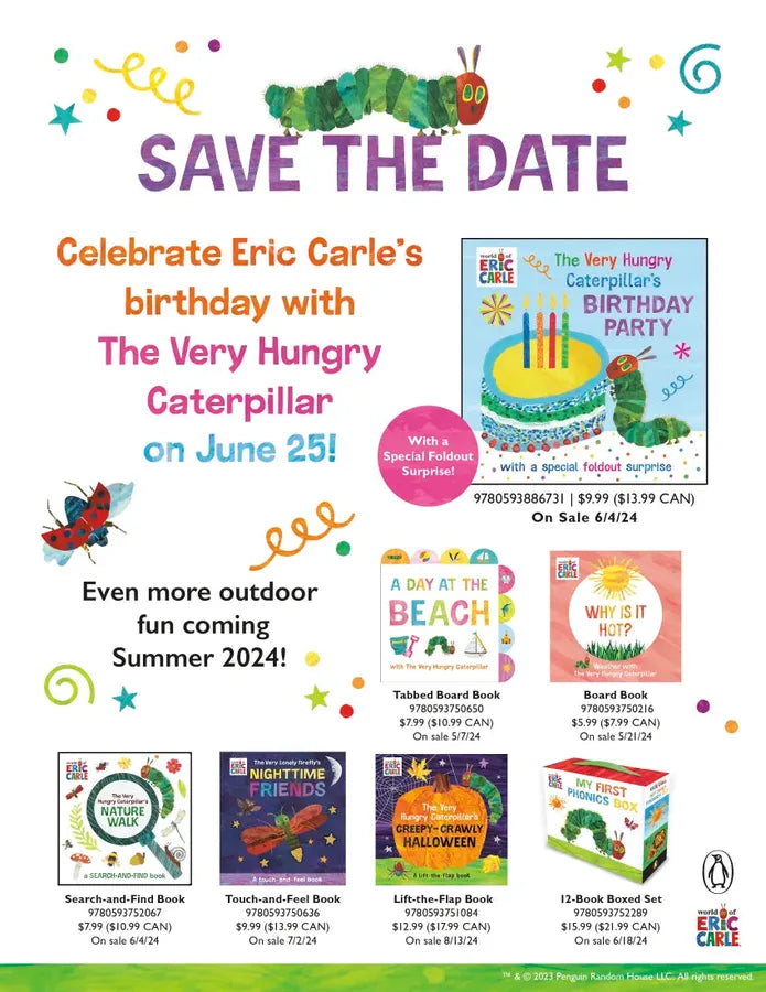 A Day at the Beach with The Very Hungry Caterpillar US - Board book