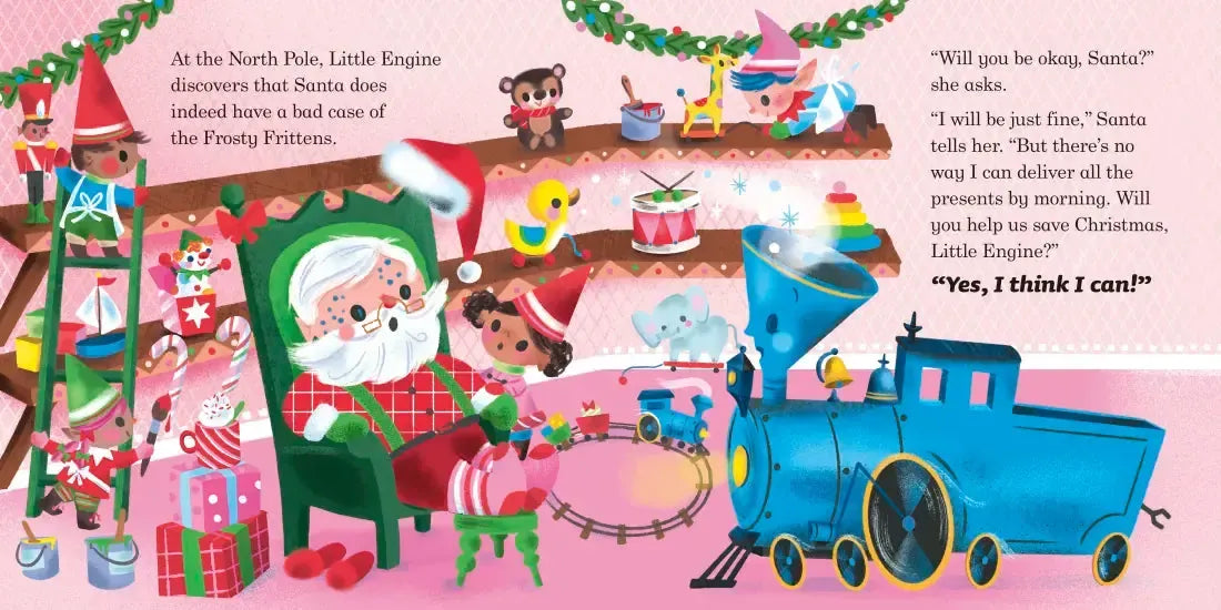 The Little Engine That Could Saves Christmas US - Hardback