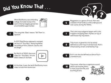 96 Facts About Bad Bunny US - Paperback / softback