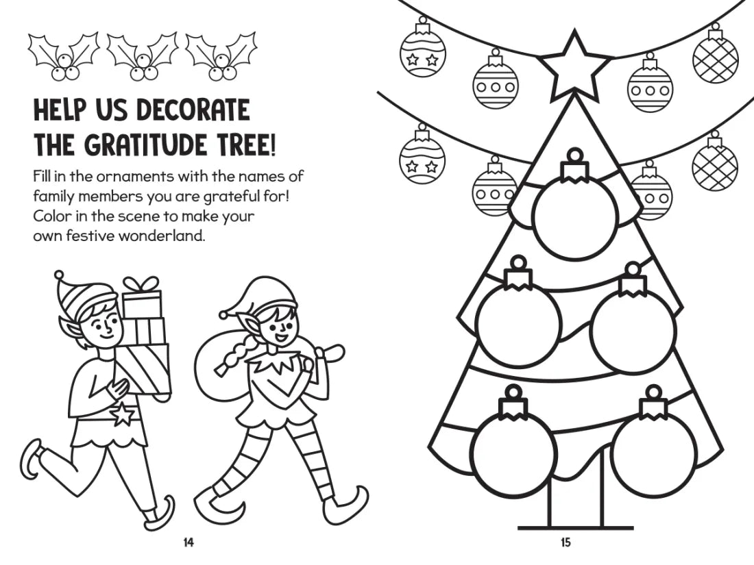 Dear Santa: A Christmas Wish List and Gratitude Journal for Kids US - Paperback / softback