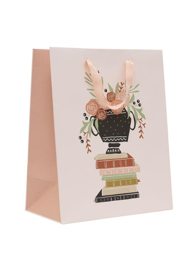 Books & Bouquets Gift Bag (Large)-Lifestyle and Leisure-買書書 BuyBookBook