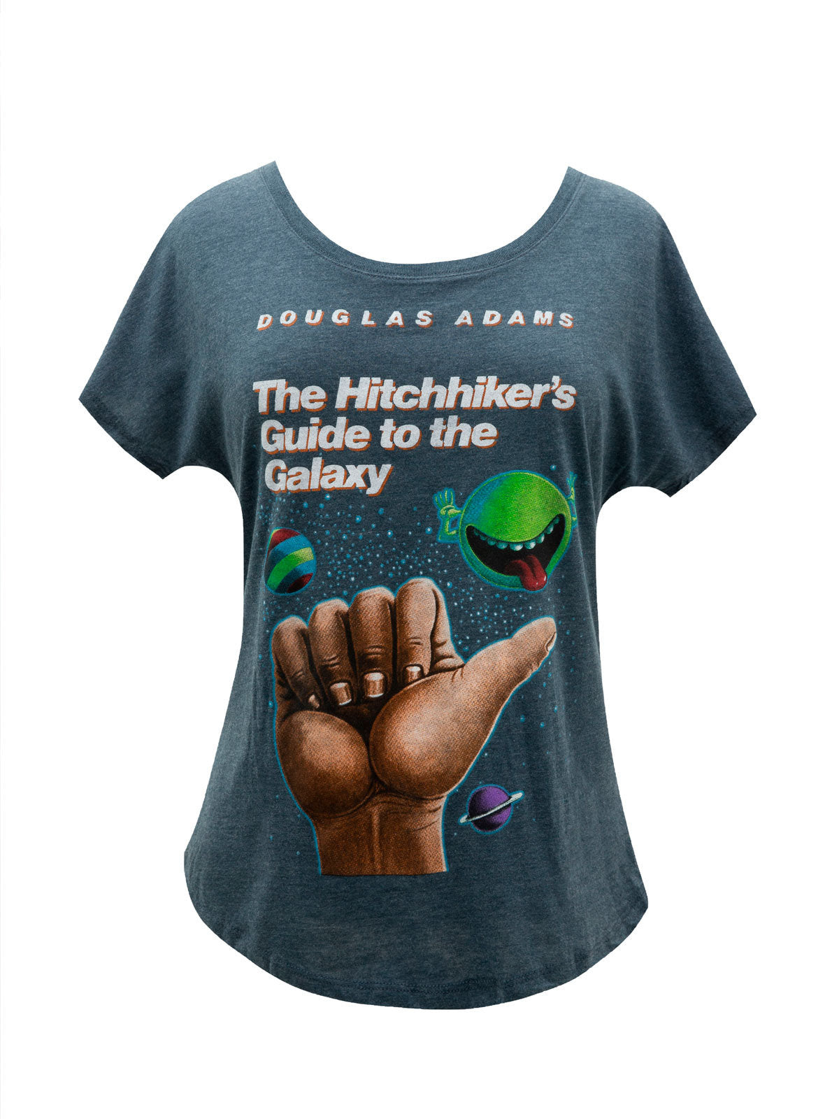 The Hitchhiker's Guide to the Galaxy (Indigo) Women's Relaxed Fit T-Shirt XXX-Large