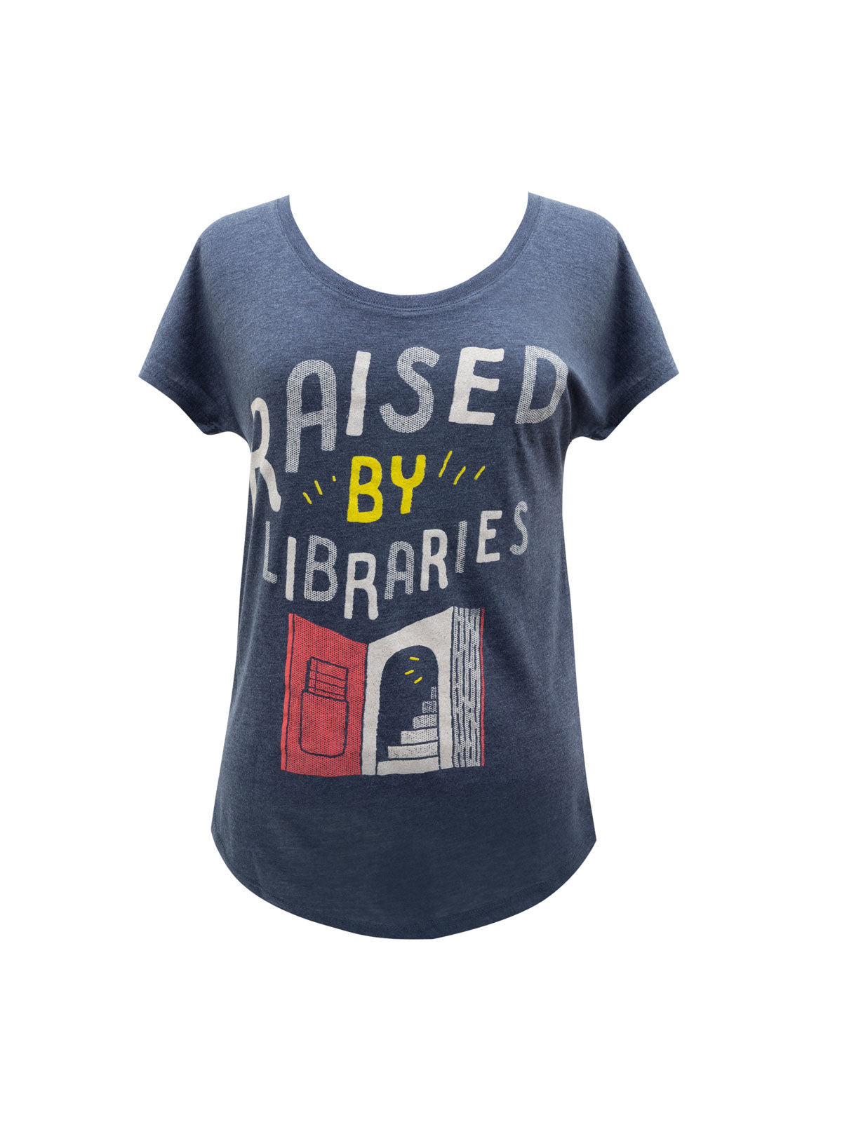 Raised by Libraries Women's Relaxed Fit T-Shirt Medium