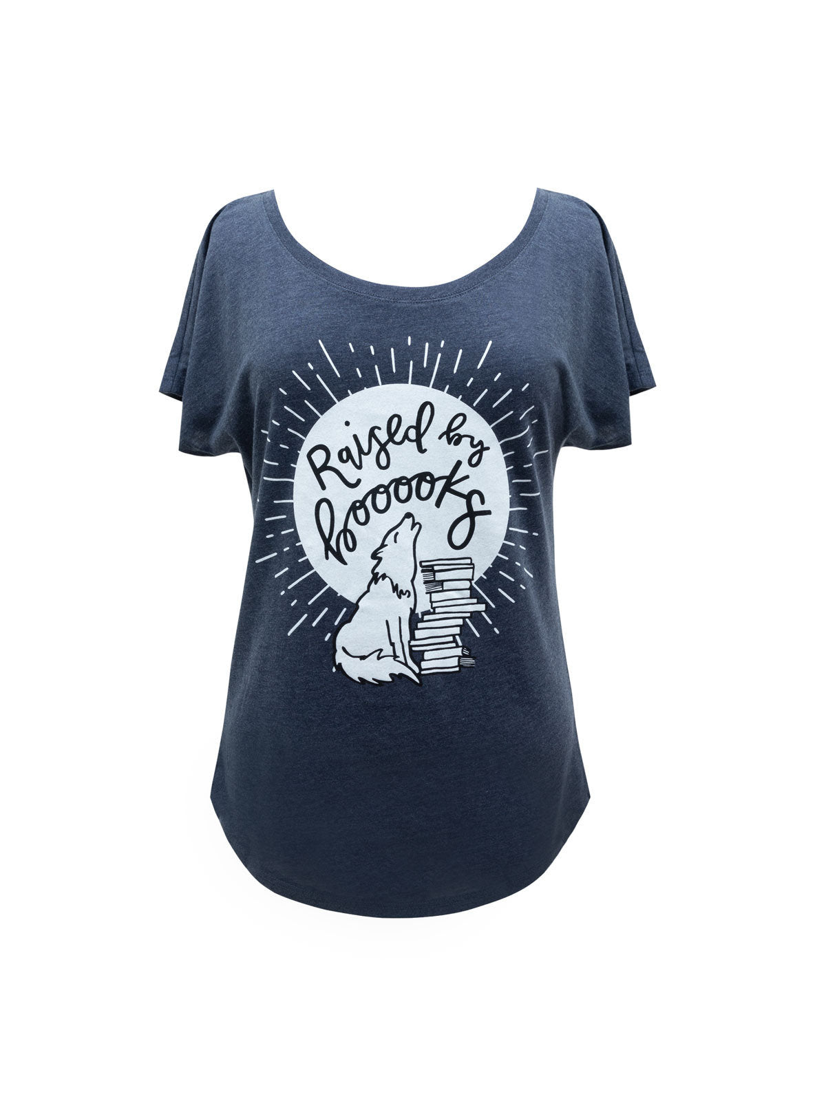 Raised by Books Women's Relaxed Fit T-Shirt Medium