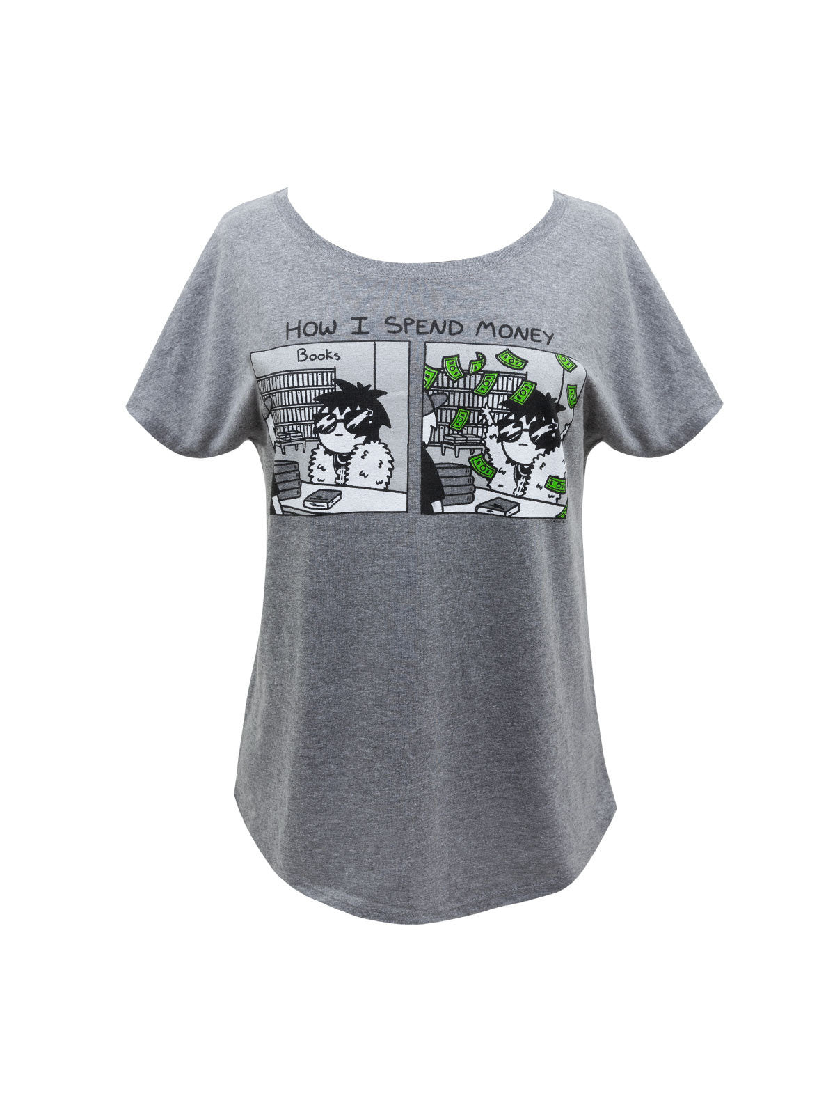 Sarah's Scribbles: How I Spend Money Women's Relaxed Fit T-Shirt Medium