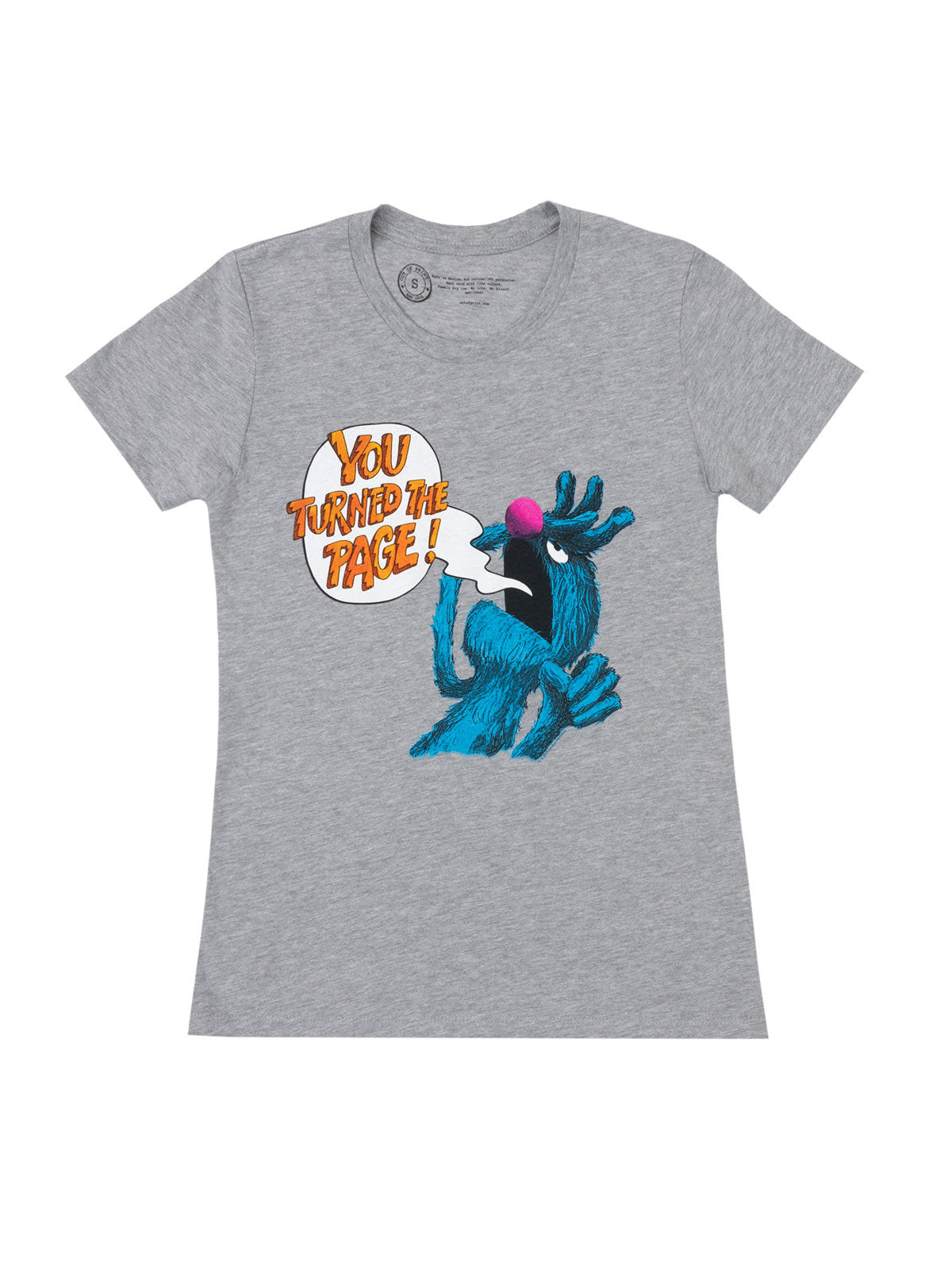 Sesame Street: The Monster at the End of This Book Women's Crew T-Shirt X-Large