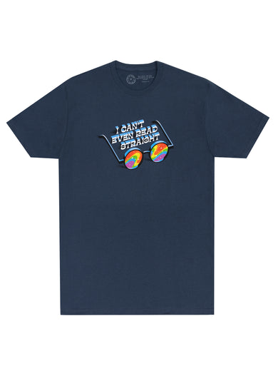 I Can't Even Read Straight Unisex T-Shirt XXXX-Large