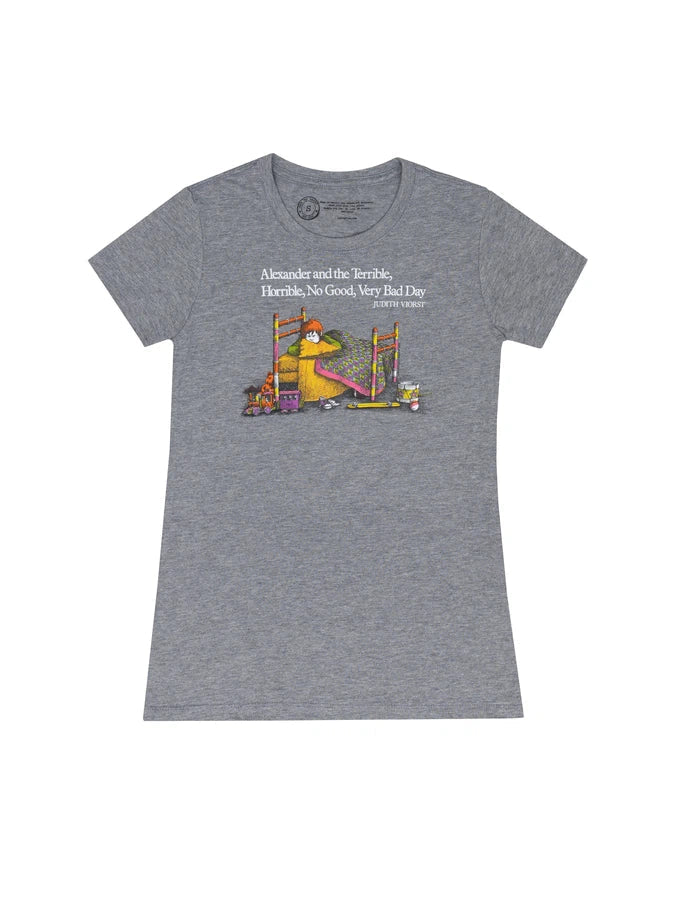Alexander and the Terrible, Horrible, No Good, Very Bad Day Women's Crew T-Shirt X- Large-Stationery items-買書書 BuyBookBook