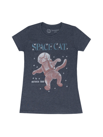 Space Cat Women's Crew T-Shirt X-Large
