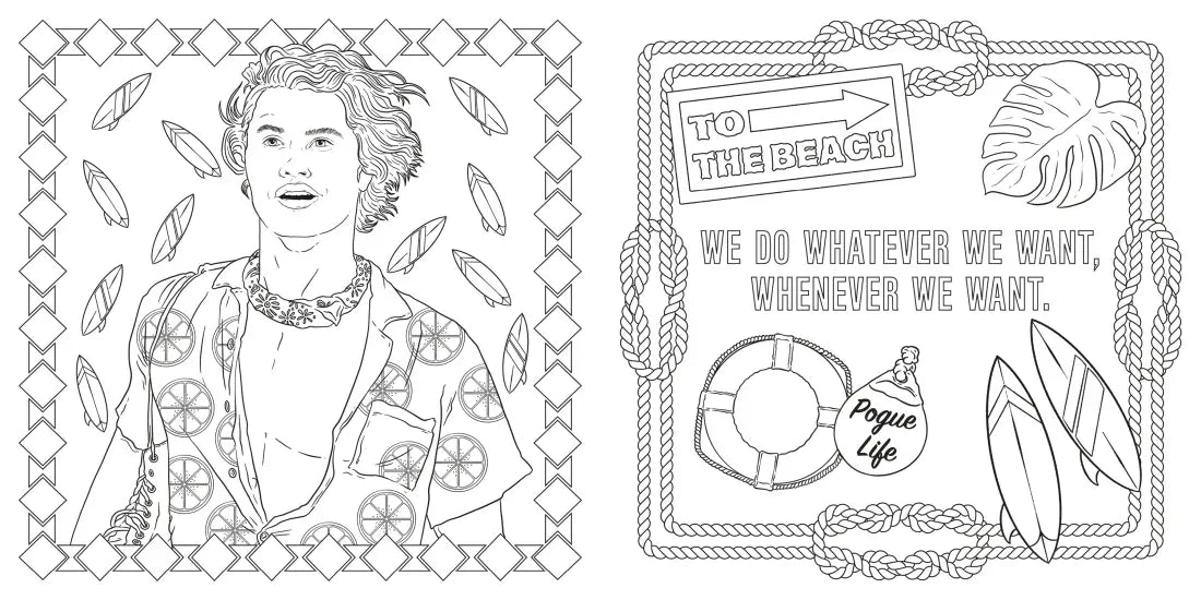 Outer Banks: The Official Coloring Book US - Paperback / softback