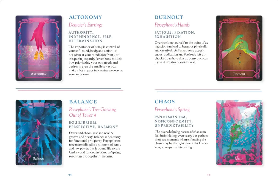 The Lore Olympus Oracle Deck US - Cards