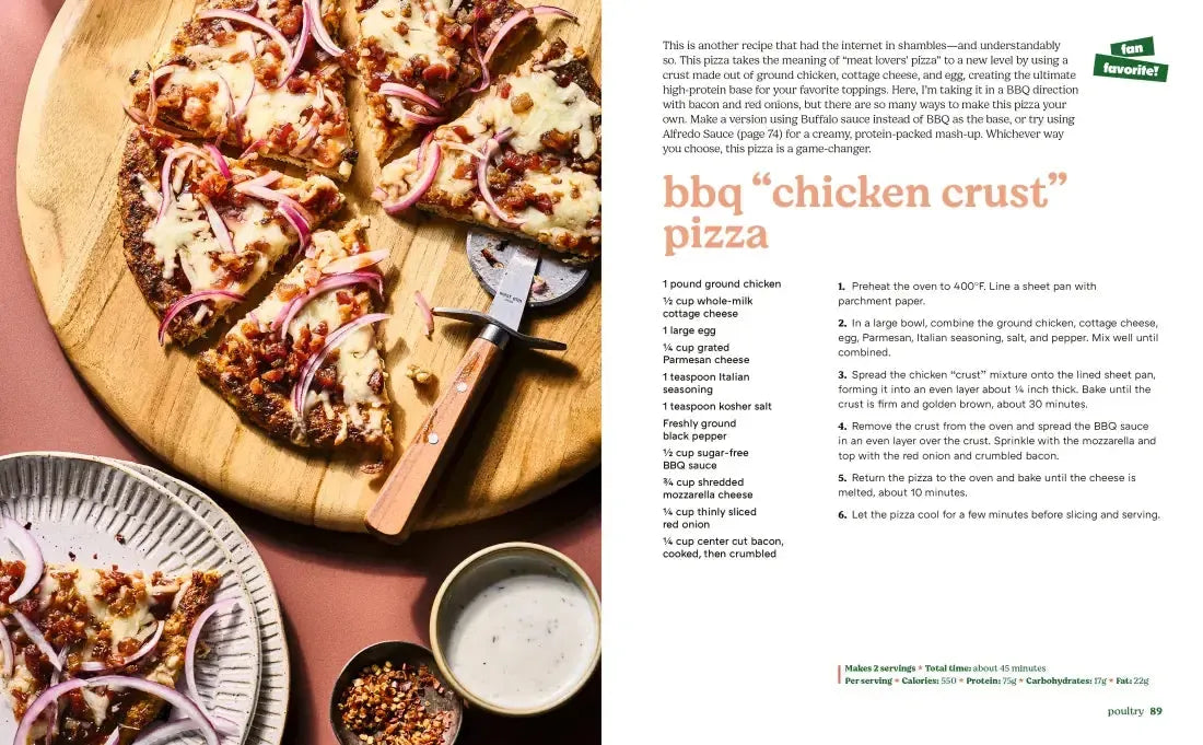 The Powered by Protein Cookbook: A Cookbook US - Hardback