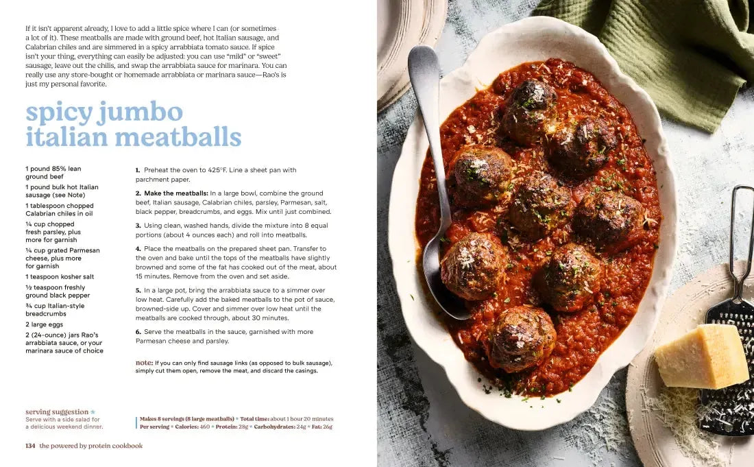 The Powered by Protein Cookbook: A Cookbook US - Hardback