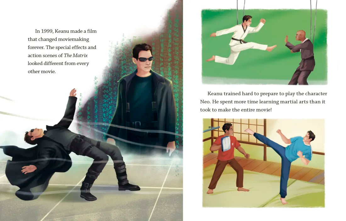 Keanu Reeves: A Little Golden Book Biography US - Hardback