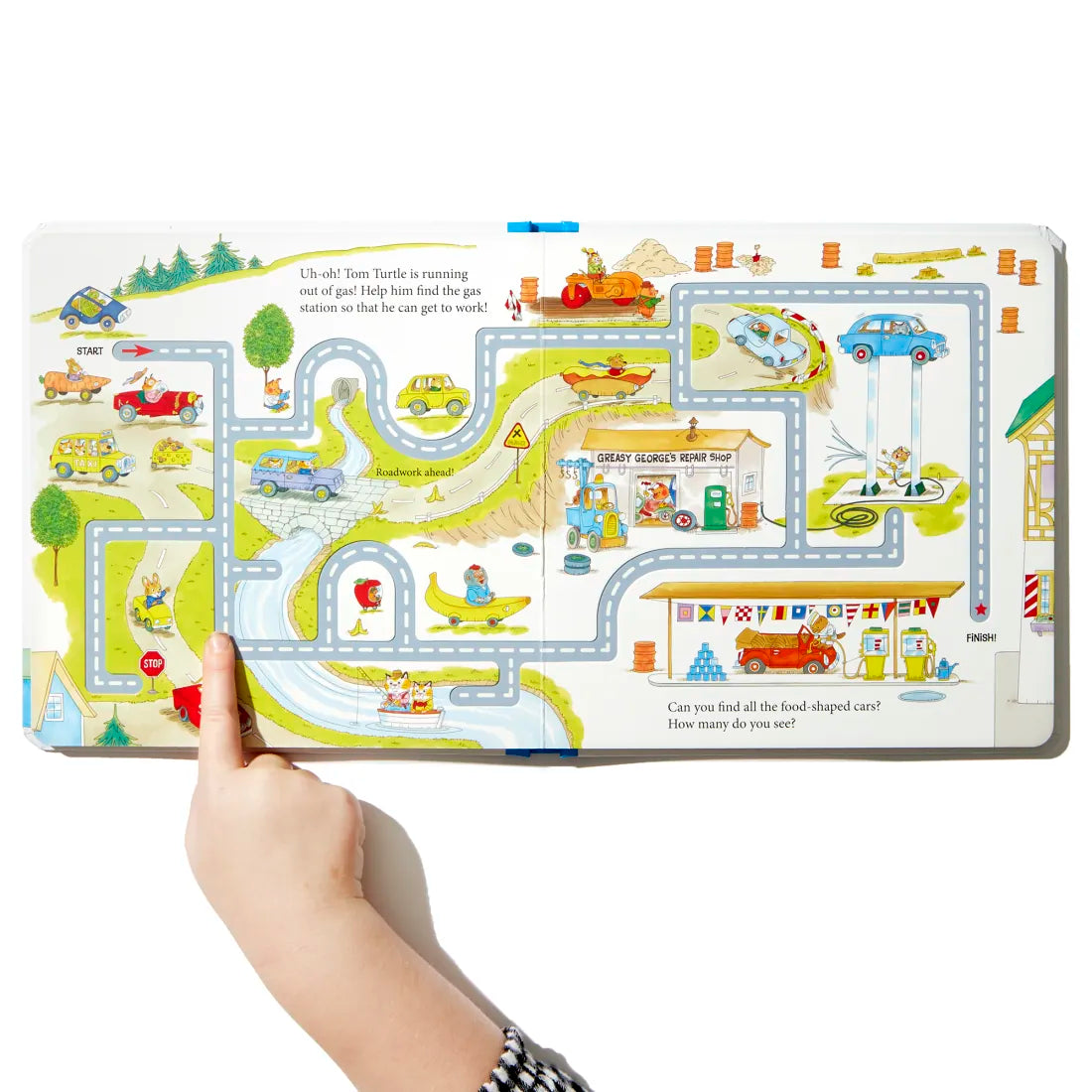 Richard Scarry's Cars and Trucks Touch-and-Trace US - Board book