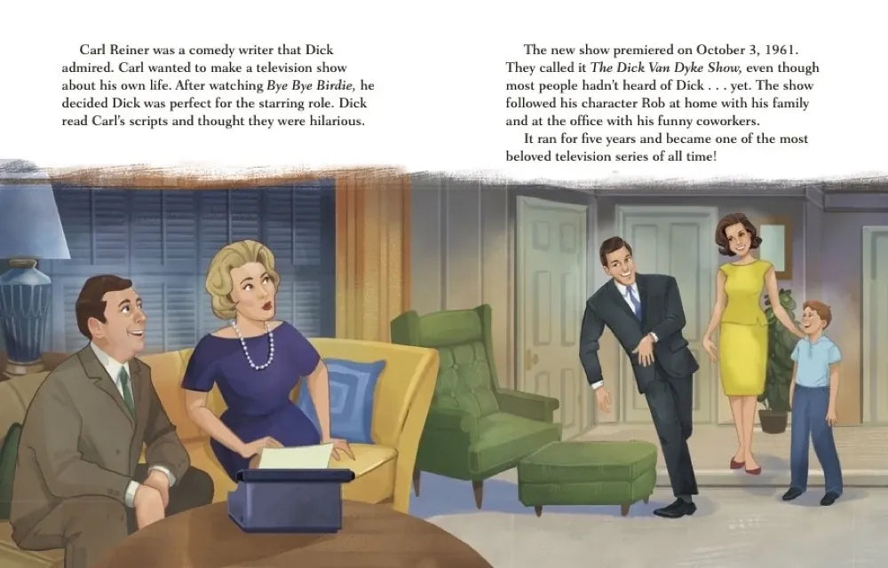Dick Van Dyke: A Little Golden Book Biography US - Hardback