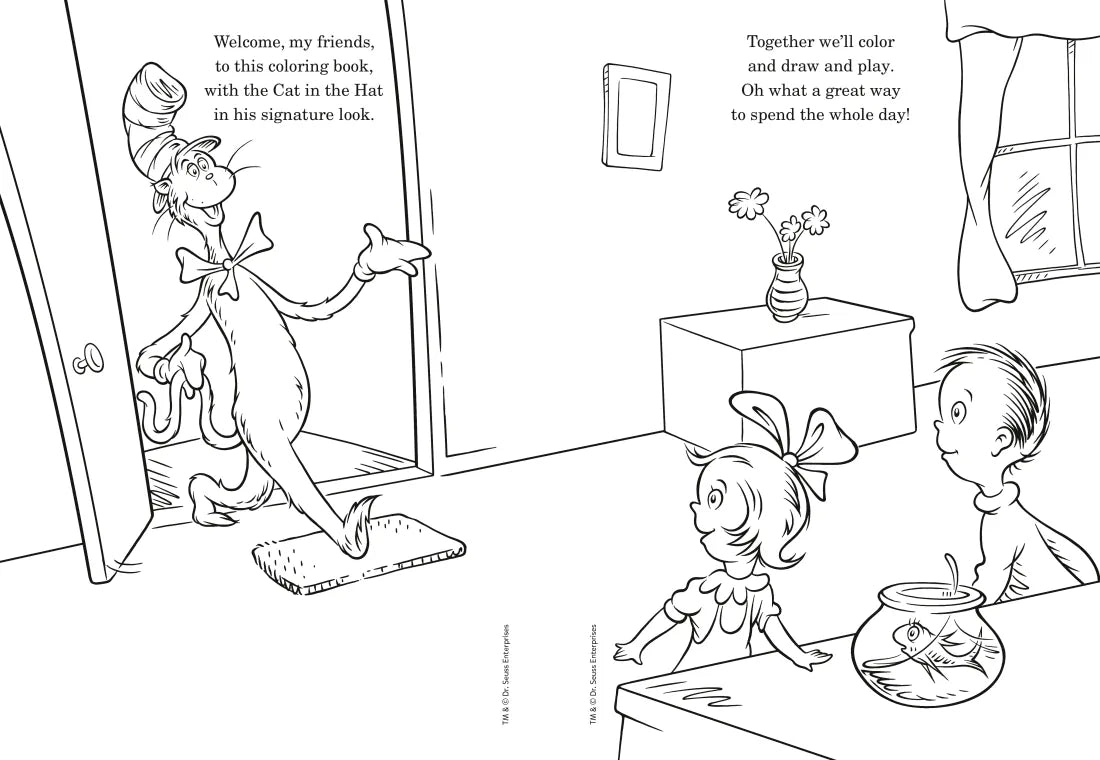 Dr. Seuss: The Cat in the Hat Coloring & Activity Book US - Paperback / softback
