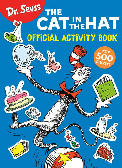 Dr. Seuss: The Cat in the Hat Official Activity Book with 500 Stickers-Children’s interactive and activity books and kits-買書書 BuyBookBook
