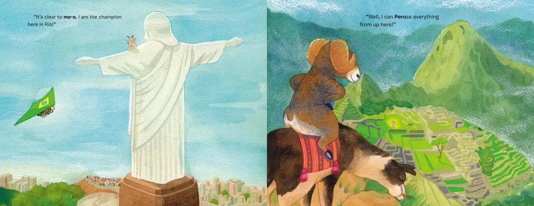 Sheep & Goat Climb the World US - Hardback (9780593815083)