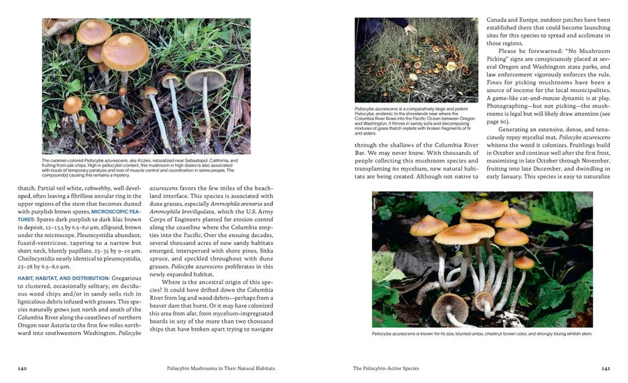 Psilocybin Mushrooms in Their Natural Habitats US - Hardback